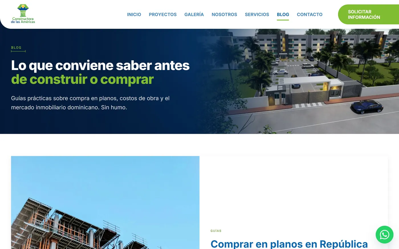 Constructora de las Américas — Blog