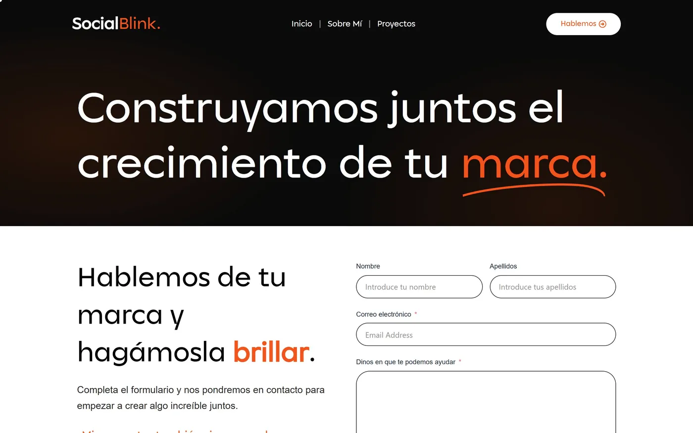 Social Blink — Hablemos